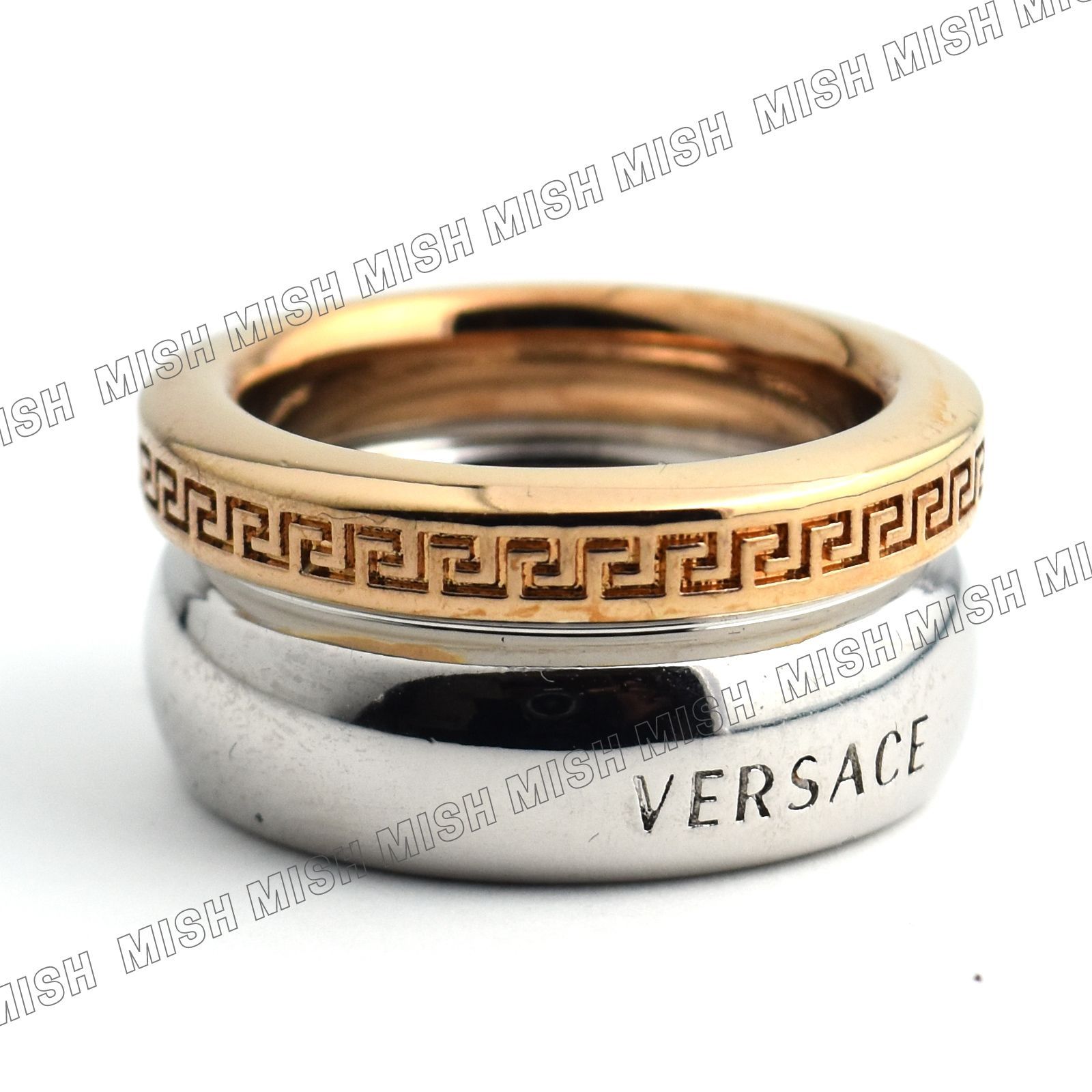 新品未使用 VERSACE リング ロゴ グレカ シルバー 17号 - leerkrachtig.be