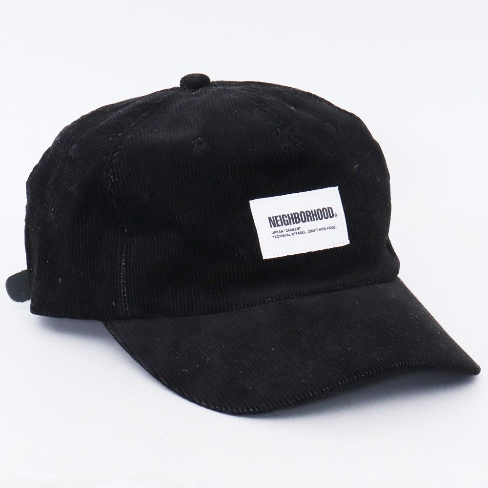 NEIGHBORHOOD CORDUROY TRUCKER CAP ブラック 232YGNH-HT10