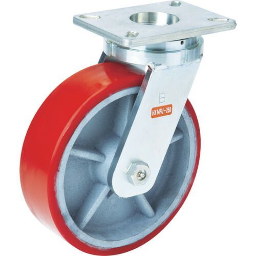 ＯＨ スーパーストロングキャスターＨＸシリーズ 超重荷重用 ウレタン車 車輪径３００ｍｍ 許容荷重１２５０ｋｇ