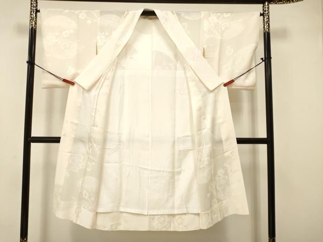 平和屋着物□上質な長襦袢 無双仕立て 枝花地紋 暈し染め 逸品