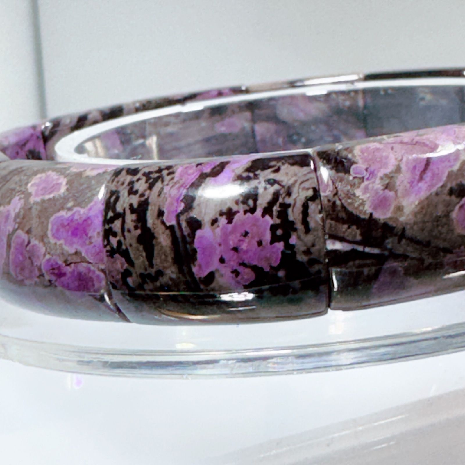 スギライトブレスレットピクチャースギライトブレスレット杉石ブレスNO25-577