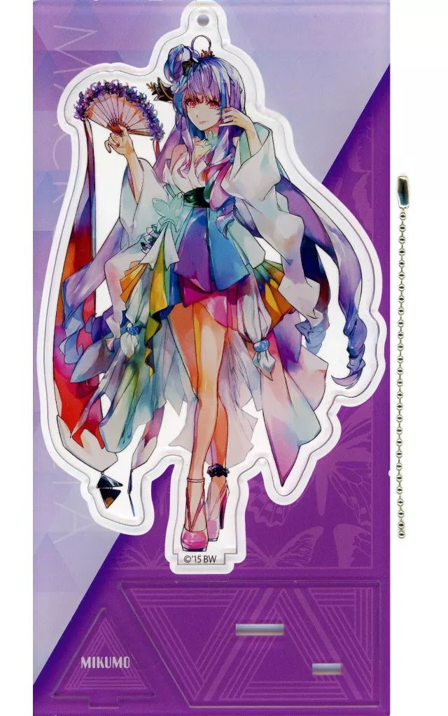 キーホルダー 美雲・ギンヌメール まじろ氏描き下ろしイラスト