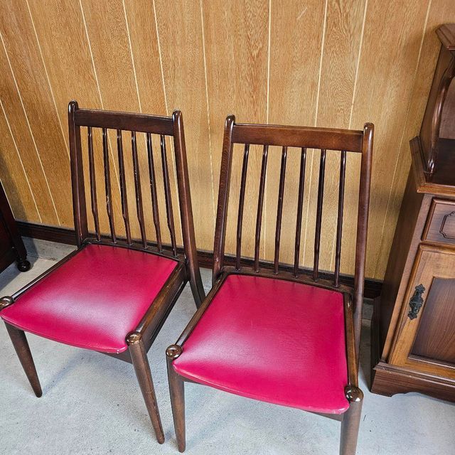 ヴィンテージ KOSUGA コスガ 木製 ダイニングチェア 2脚セット