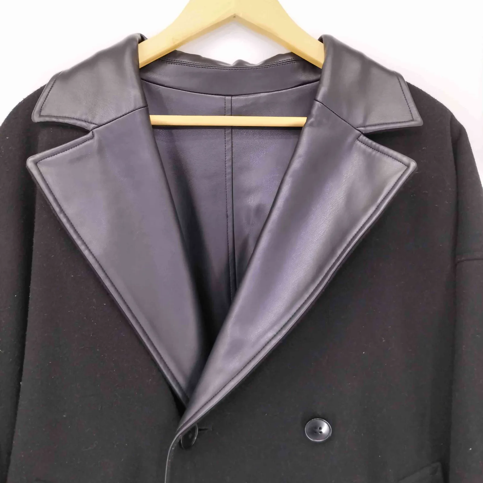 HARE ウーリーテックリバーシブルフェイクレザ－コート