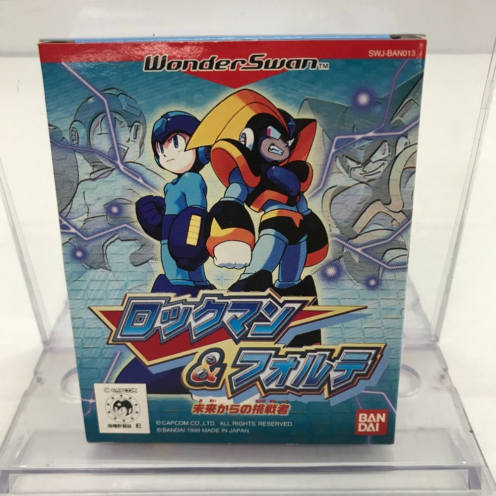 05w06482T WonderSwan ワンダースワン ソフト ロックマン＆フォルテ 未来からの挑戦者 箱|説明書あり ＊起動のみ 済＊ ゲームソフト