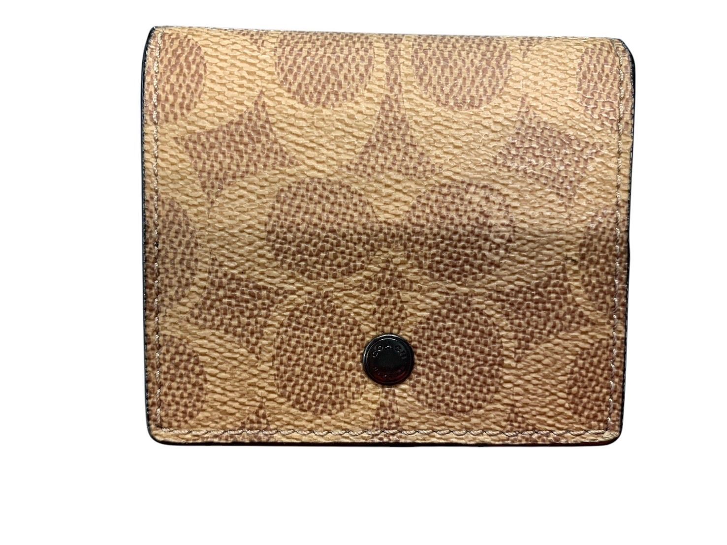 コーチ オリガミ コイン ケース シグネチャー キャンバス