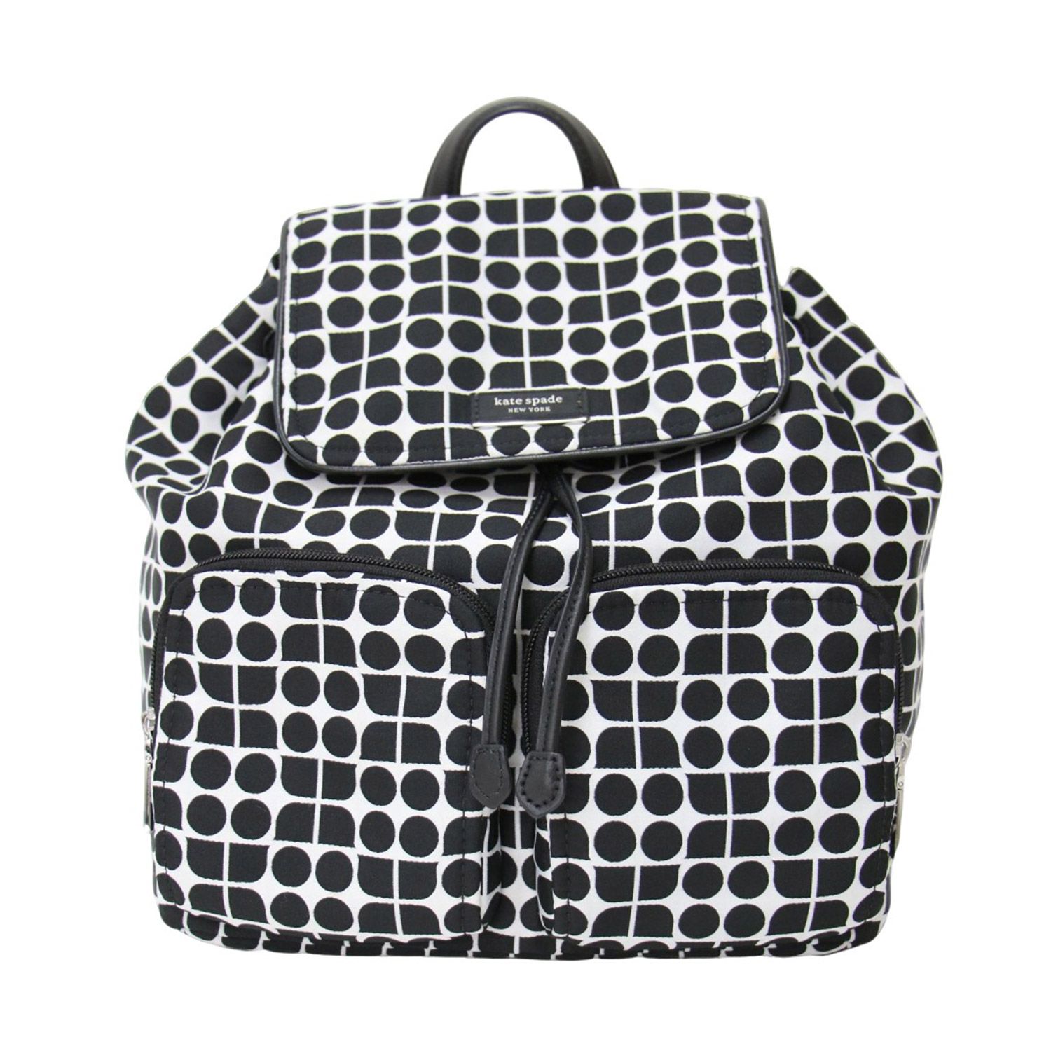 Kate spade ケイトスペード バッグ ブラック ホワイト 黒白 / 24秋冬 
