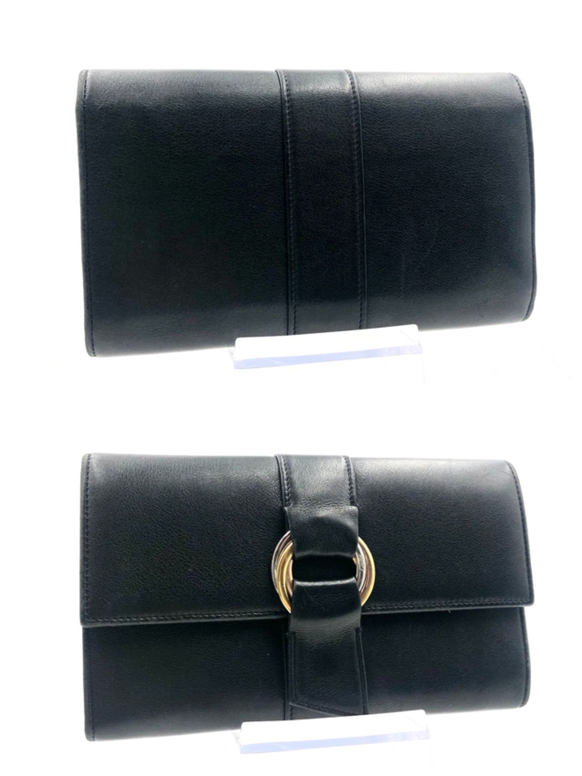 美品　Cartier カルティエ　折り財布　三つ折り財布　ブラック　黒 未使用級✨Cartier カルティエ 三つ折り財布 黒 パンテール