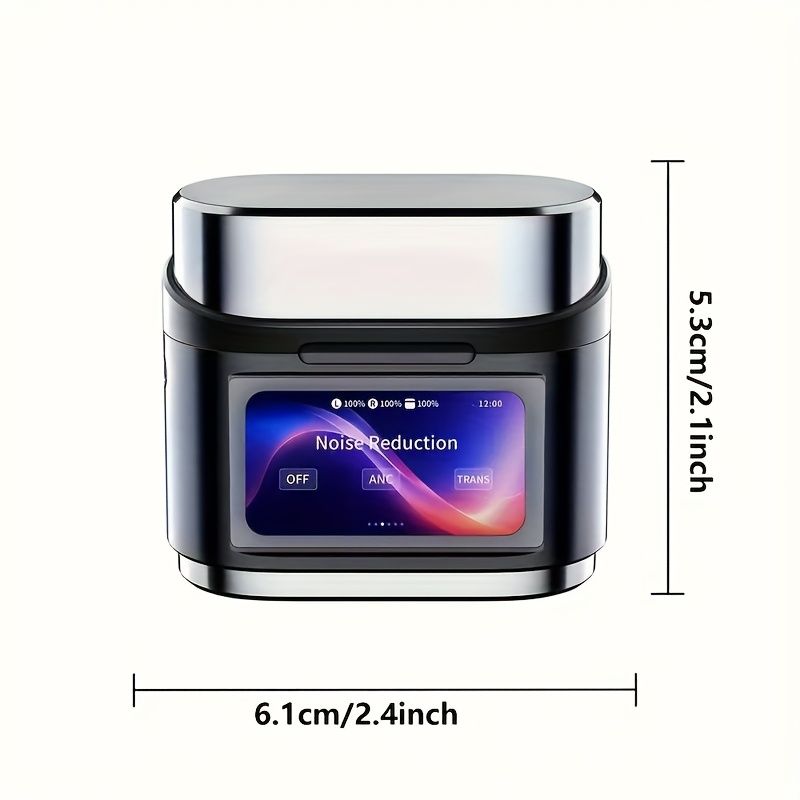 LIFEBEE 2025 ワイヤレスイヤホン、翻訳機能、タッチスクリーン、ノイズキャンセリング