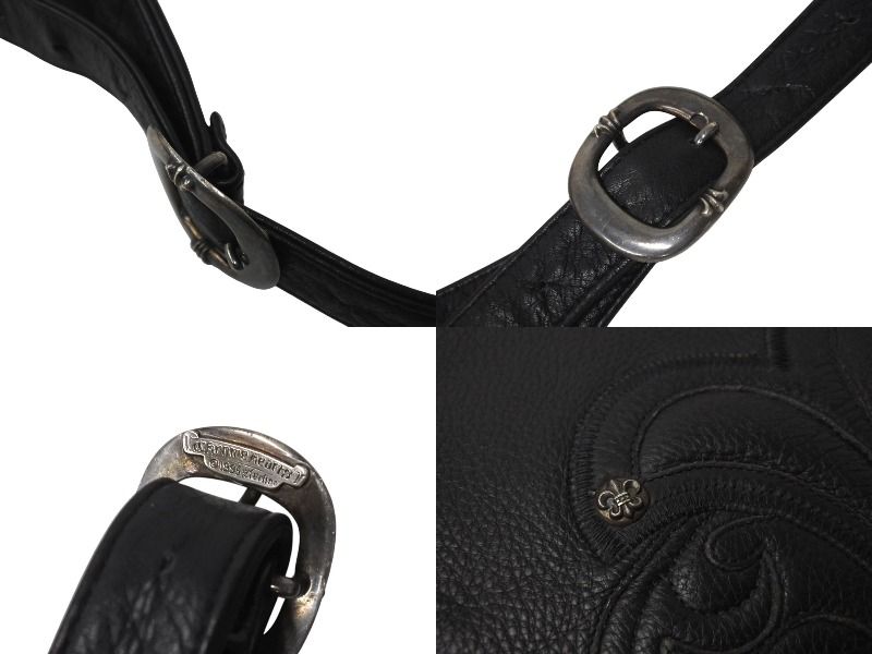 極美品 CHROME HEARTS クロムハーツ メッセンジャーバッグ BAG