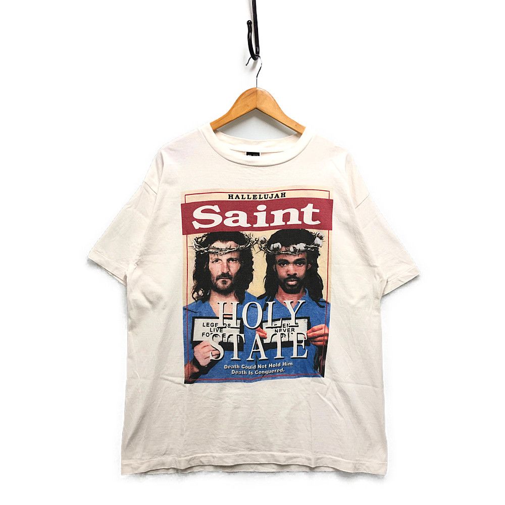 SAINT TEARS SAINT MICHAEL×DENIM TEARS 品番SM-S22-0000-062 HOLY STATE 半袖Ｔシャツ ホワイト系 サイズXL 正規品 / 32266