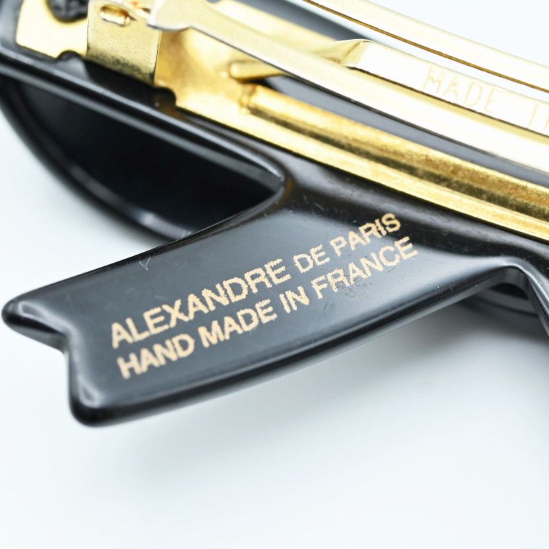 ALEXANDRE DE PARIS  リボンバレッタ ラインストーン ALEXANDRE DE PARIS アレクサンドルドゥパリ リボンモチーフ