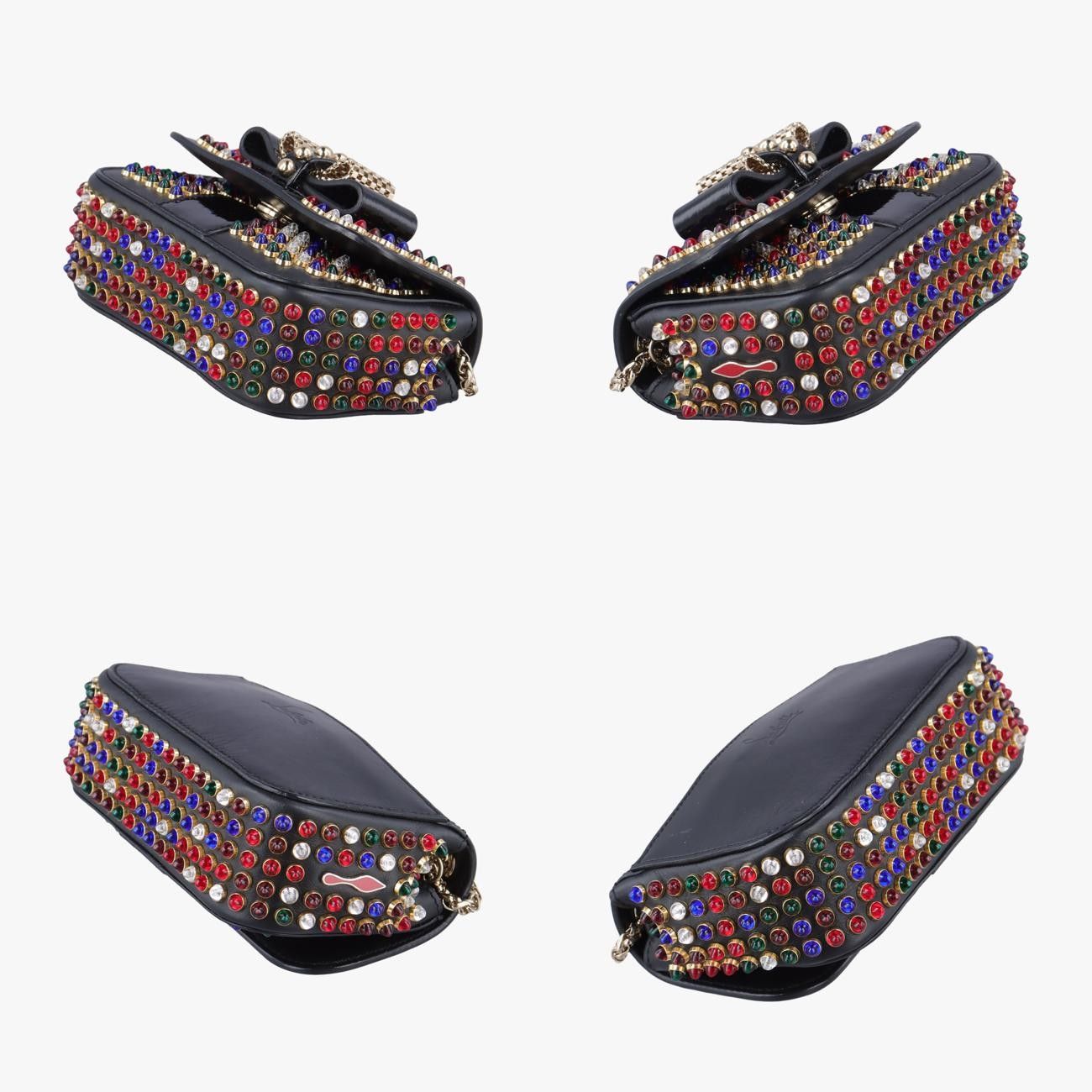 チャリティー チェーンブラックレザー