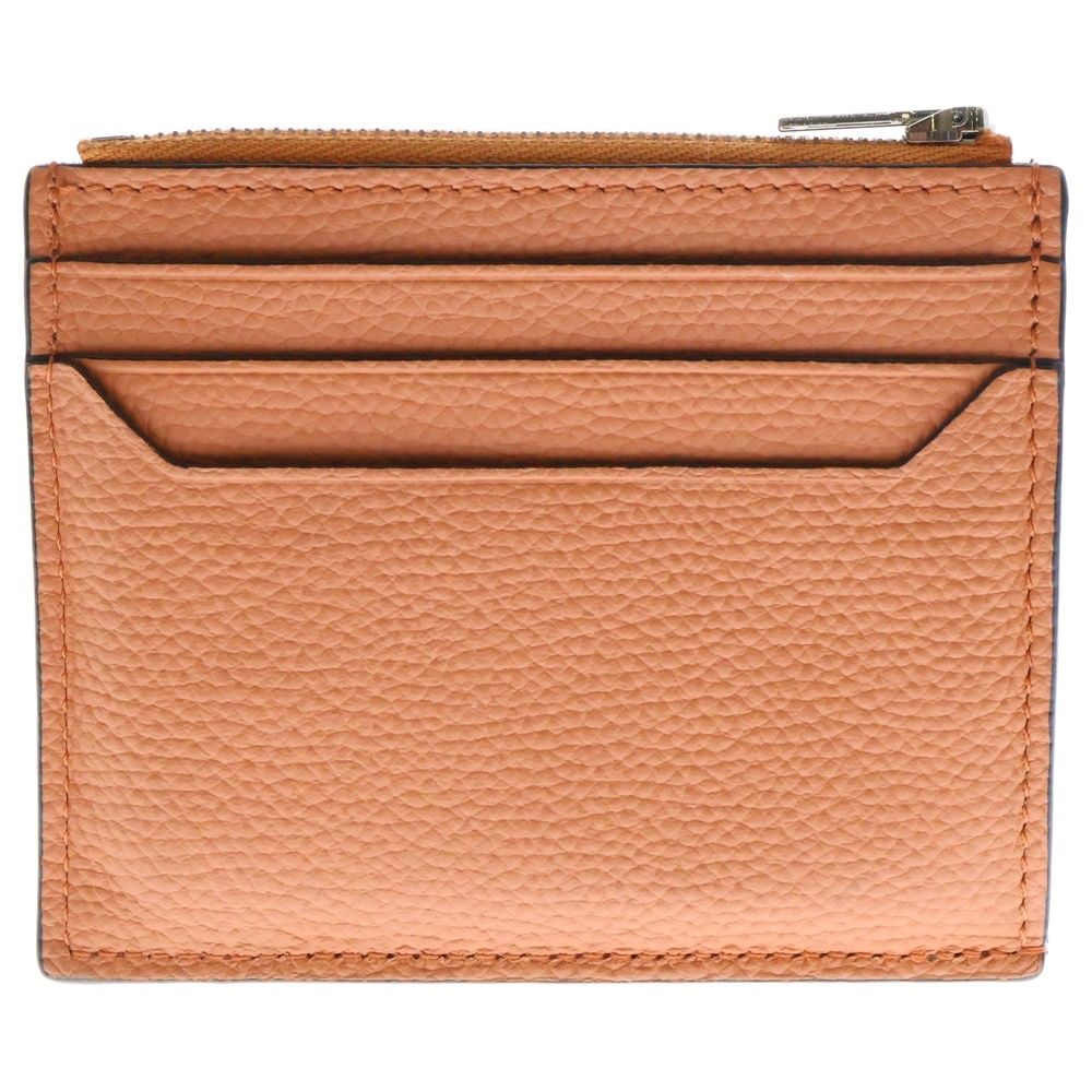 未使用 ロエベ アナグラム コインケース カードケース レザー LOEWE ロエベ Anagram Square Zip Cardholder アナグラム