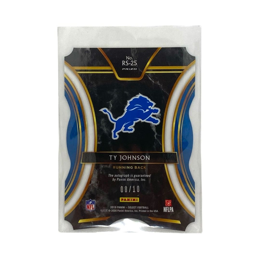 PANINI NFLカード SELECT PRIZM TY JOHNSON DETROIT LIONS 08/10 #RS-25 送料無料 中古 IT2 PANINI NFLカード SELECT PRIZM TY JOHNSON DETROIT LIONS 08/10