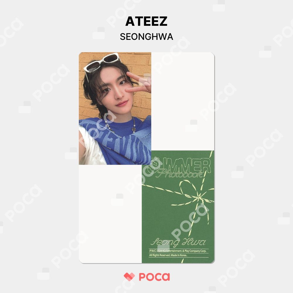ateez summer photobook 2024 kq ソンファ トレカ ateez summer photobook 2024 kq ソンファ トレカ