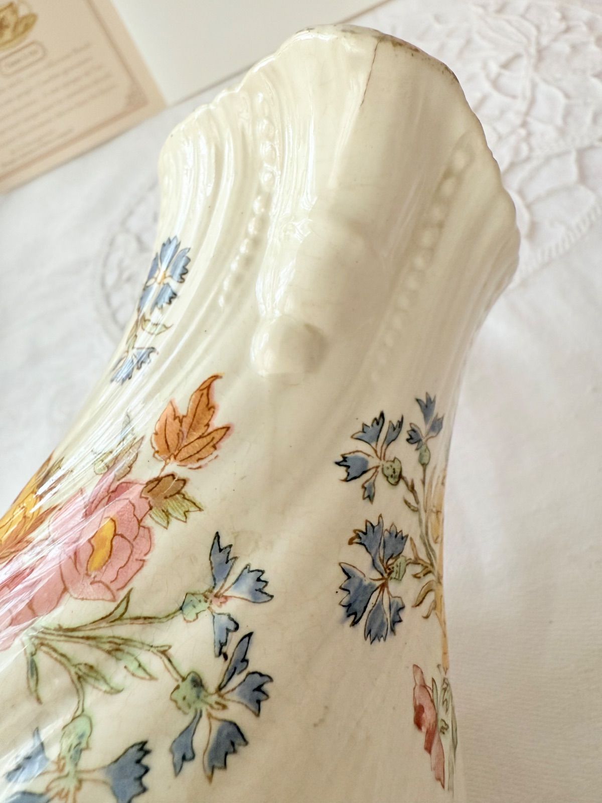 サルグミンヌ　ルイ15世　ミルクピッチャー　フランス　アンティーク Sarregumines Louis XV ミルクピッチャー サルグミンヌ ルイ15世