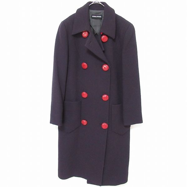 ソニアリキエル SONIA RYKIEL ロングコート Pコート チェスター ソニアリキエル SONIA RYKIEL ロングコート Pコート チェスター