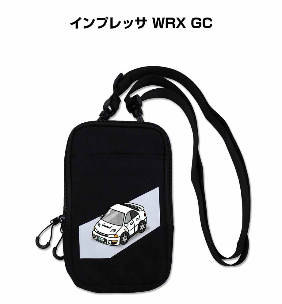 スマホショルダー バッグ スマホポーチ スマホ ショルダー ポーチ スバル インプレッサ WRX GC