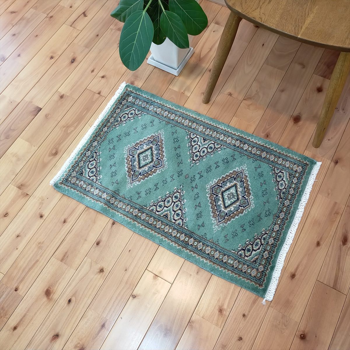 118x42cm ペルシャギャッベ ランナー (ギャベ) ペルシャ絨毯 ギャッベ