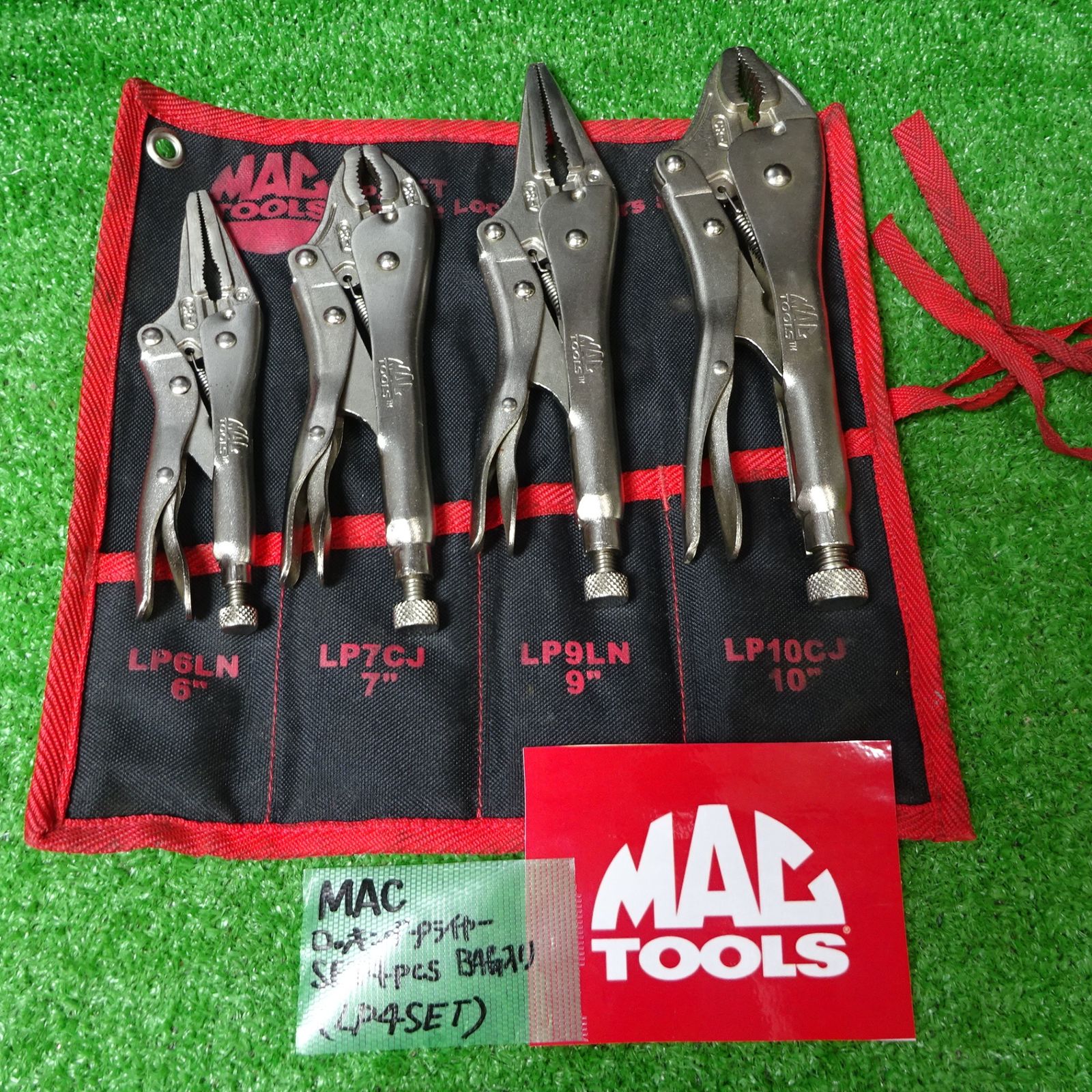 マックツール|MACTOOLS ロッキングプライヤー 4本 収納ケース LP6LN LP7CJ LP9LN LP10CJ 岩槻店
