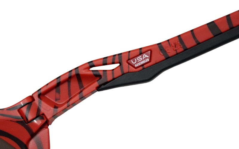 未使用 オークリー サングラス OO9019A プラズマ レッド タイガー