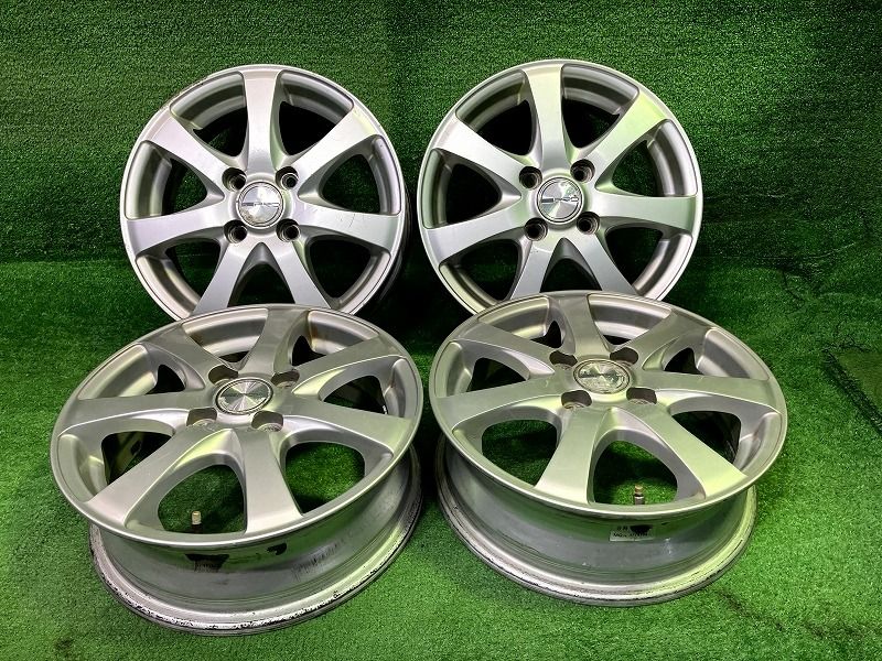 中古 タイヤ 165/55R14 ECOFINE 4本セット 中古 タイヤ 165/55R14 ECOFINE 4本セット 中古】社外アルミ