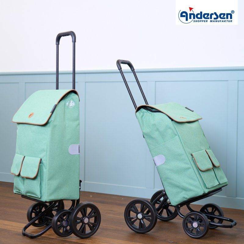 ショッピングカート キャリーカート 4輪 自立 Quattro Shopper IPEK Ma 1958年創業 ドイツ Andersen アンダーセン社製 正規品