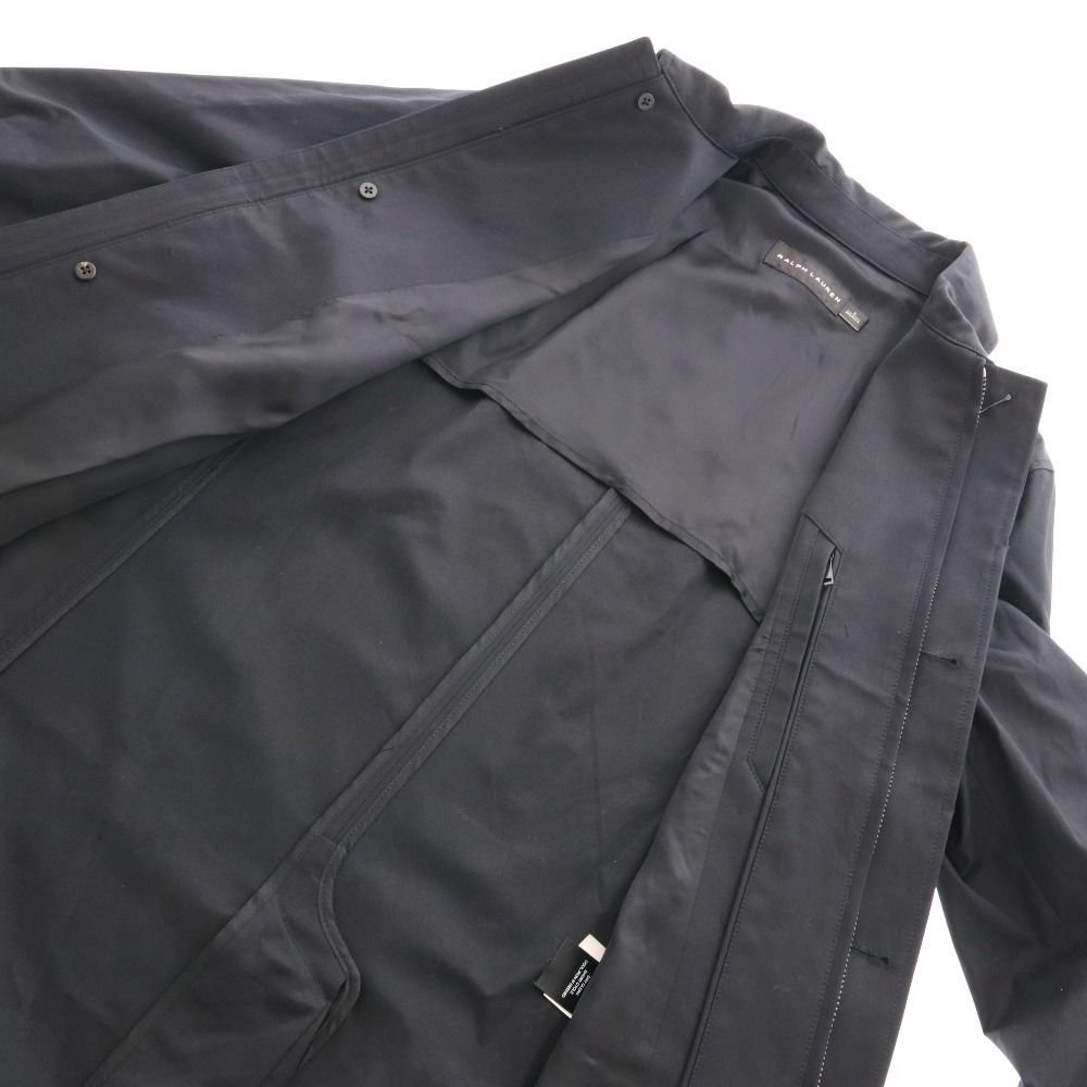 ラルフローレン コート ジャケット アウター ファスナー ボタン 手首ベルト メンズ S ブラック KANDAIZUMI_COM