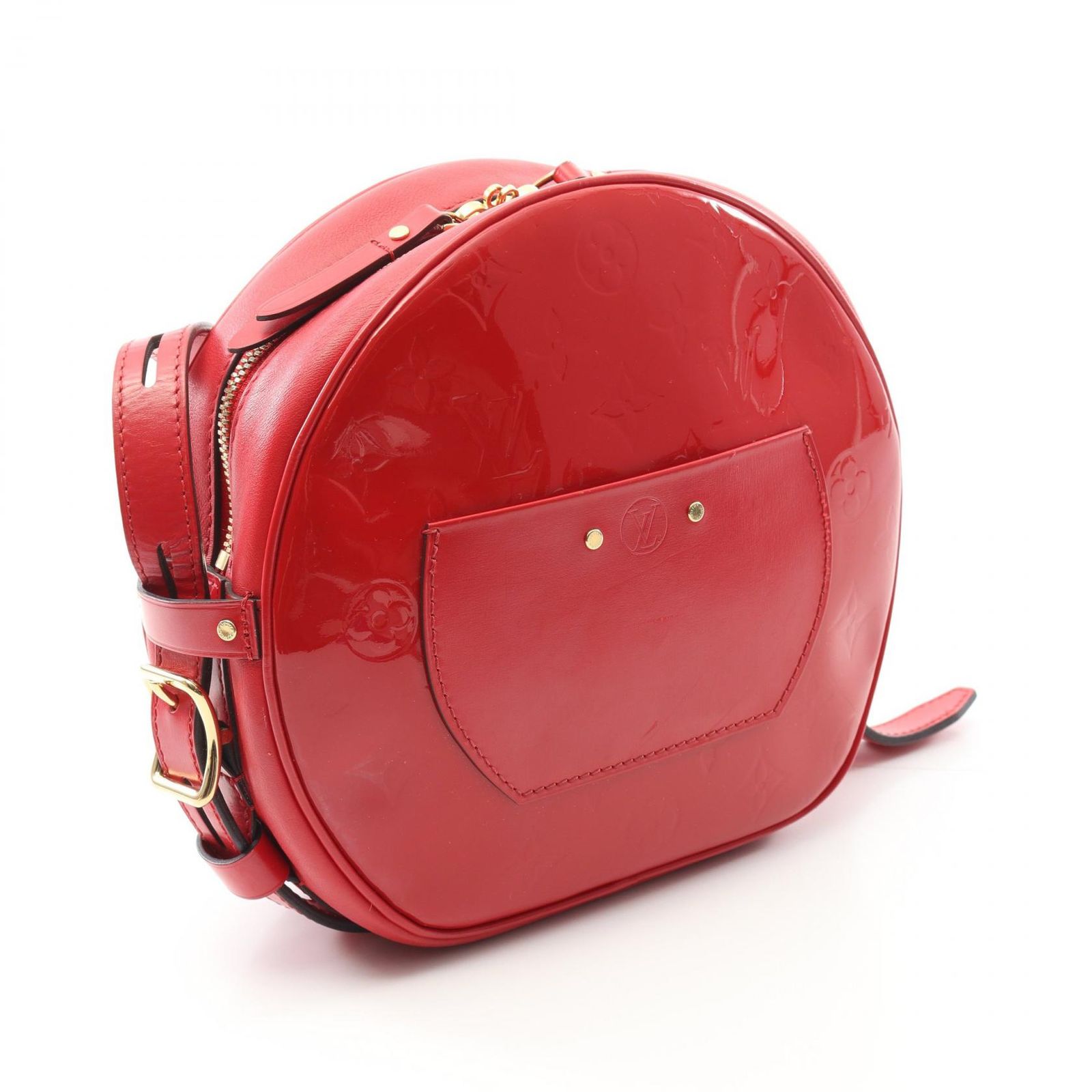 ルイ ヴィトン LOUIS VUITTON ショルダーバッグ ボワット シャポー スープル M54100 ルージュ レザー ボワット シャポー スープル レディース Used B