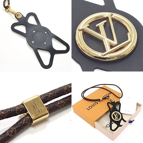 ルイヴィトン フォンホルダー・ルイーズ ブラック M68382 シリコン