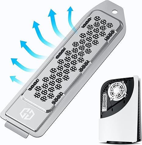 【在庫処分】GRAUGEAR PS5専用のSSDカバーとヒートシンクを一体化したデザイン、PS5対応の拡張スロットカバーと交換するタイプのヒートシンクについては、ダストフィルター、取り付け簡単、