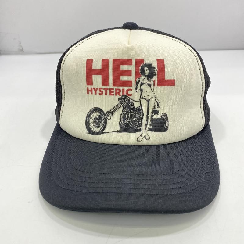 HYSTERIC GLAMOUR HELL HYSTERIC MESH CAP Black ヒステリックグラマー 24 240024510004