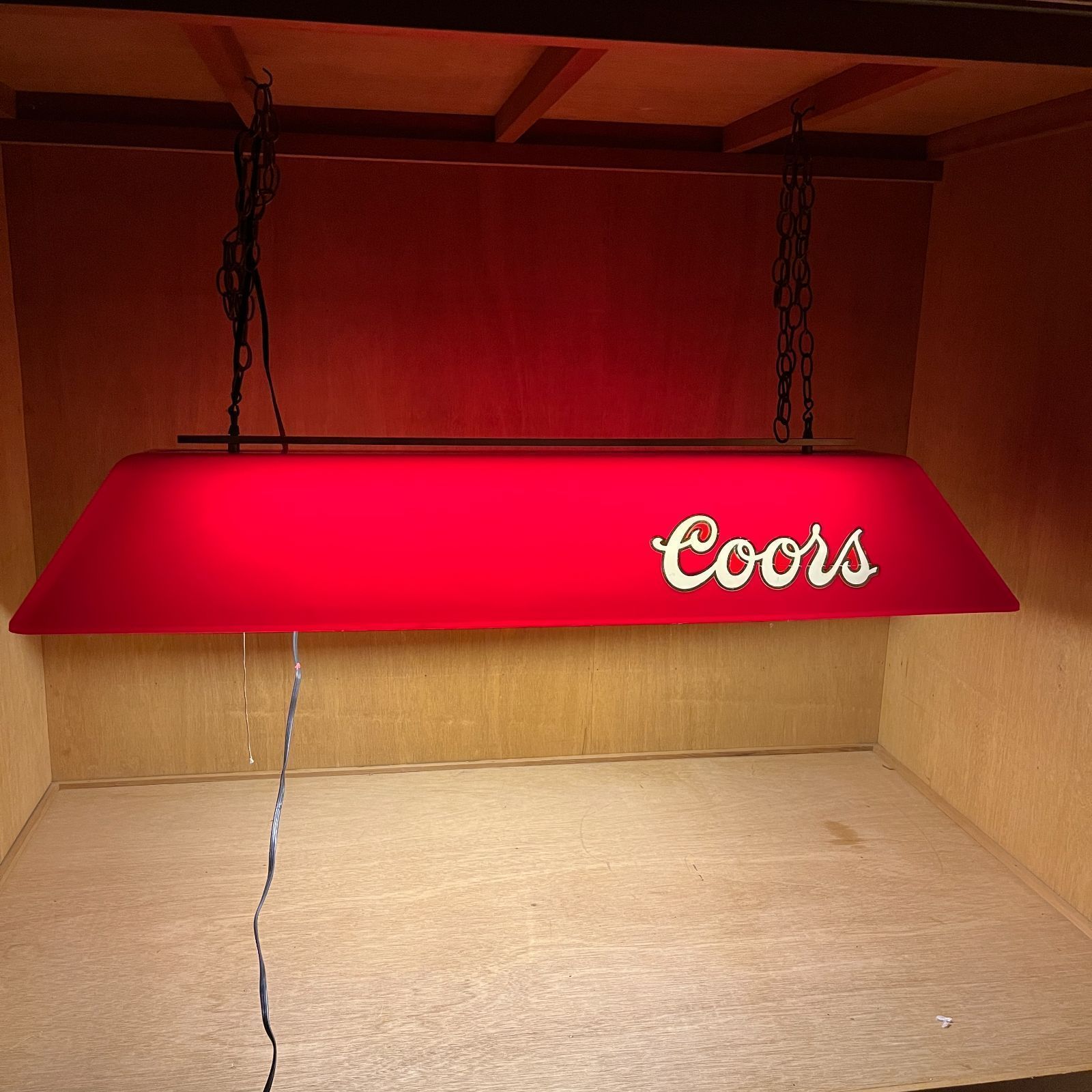 プールバーライト】希少 1980s Coors (クアーズ)プールランプ
