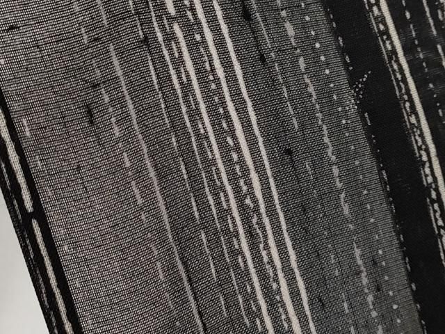 平和屋着物□極上 夏物 絹芭蕉 枝葉文 黒地 逸品 CYAA2860s5 2025年最新】