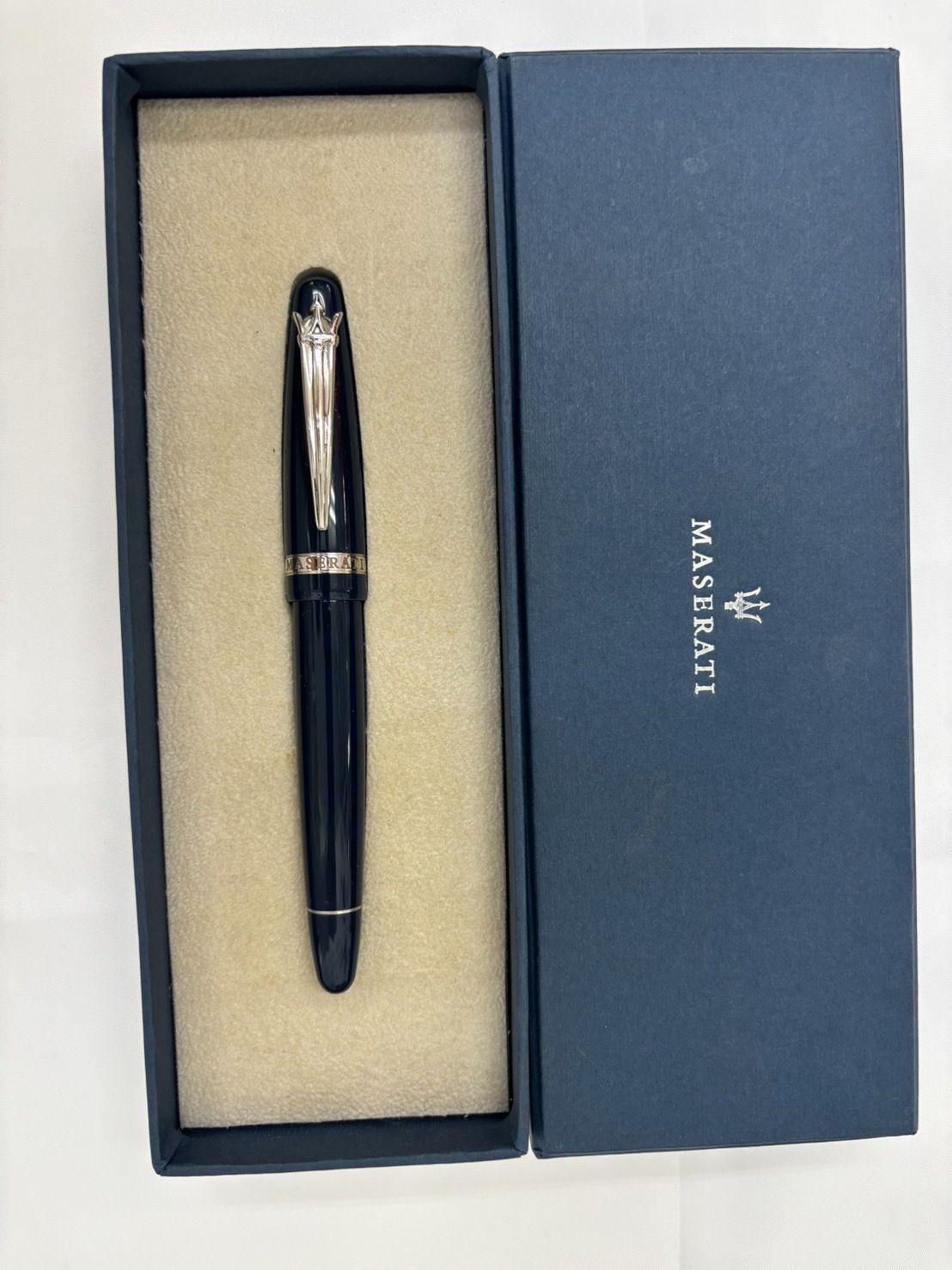 N MASERATI マセラティ 万年筆 18KT 750 ネットゥーノ 18金 ゴールド