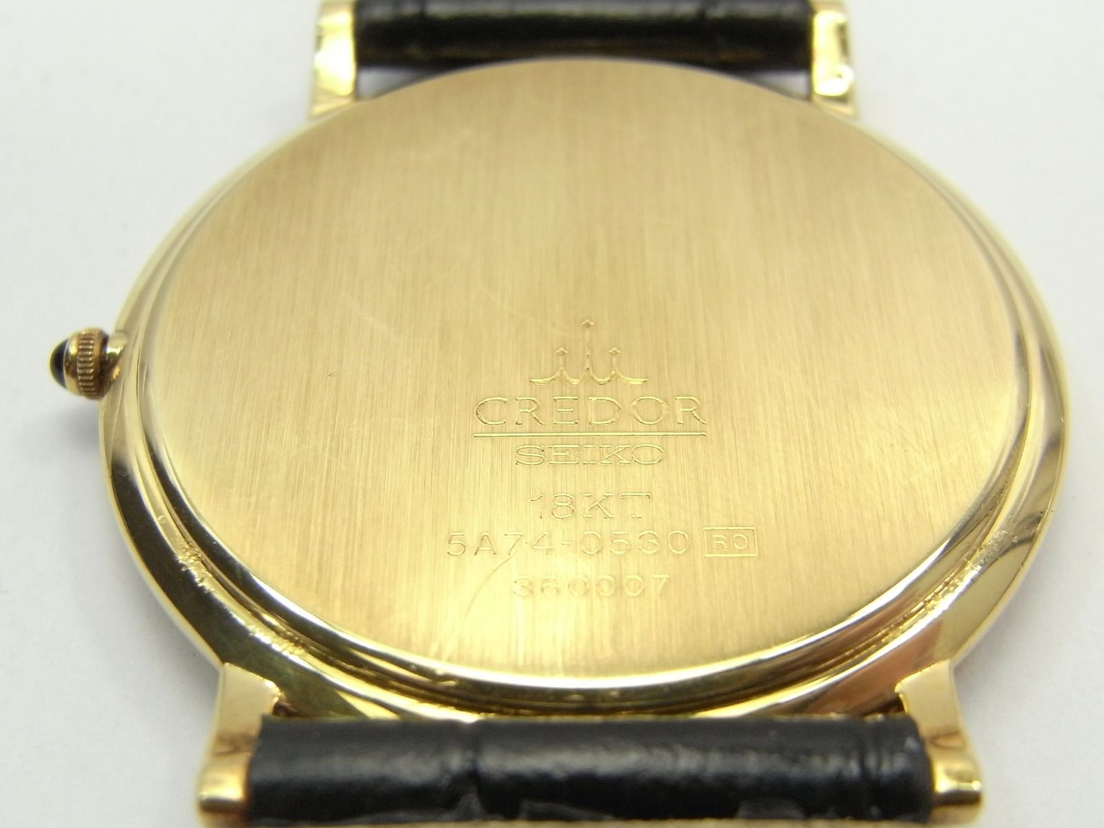 ✨SEIKO✨セイコー✨クレドール✨18KT✨5A74-5000✨腕時計 中古・古着通販】SEIKO Ref.5A74-5110 クレドール (セイコー) 腕時計