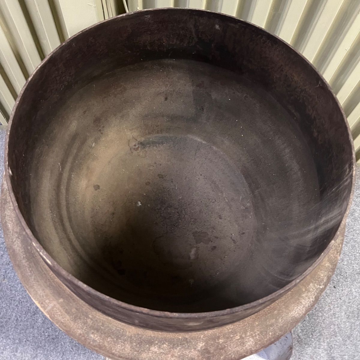 ⭐︎ 大鍋釜戸 大サイズ 鉄釜一式 古民具 全鉄製 - メルカリ