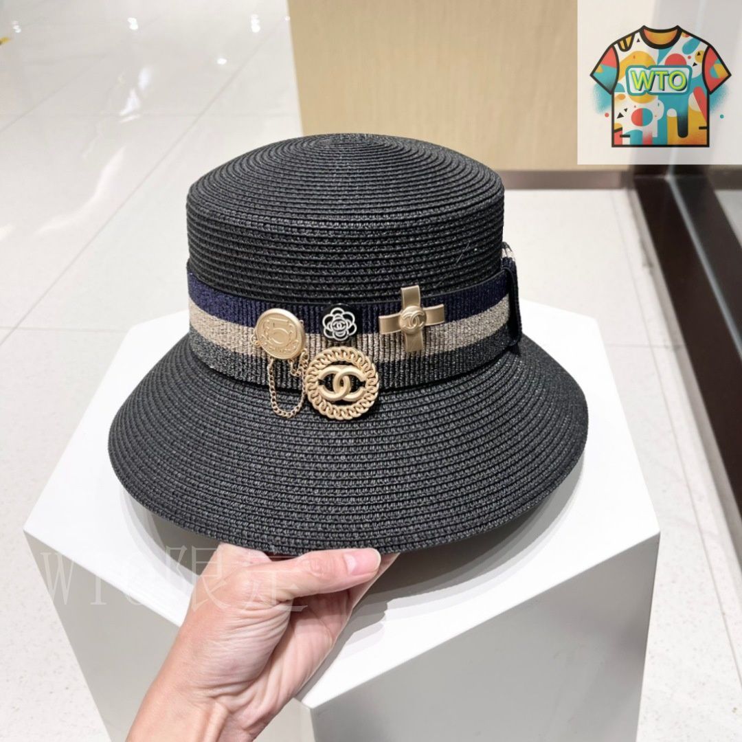 シャネル（CHANEL）ストローハット02 - メルカリ