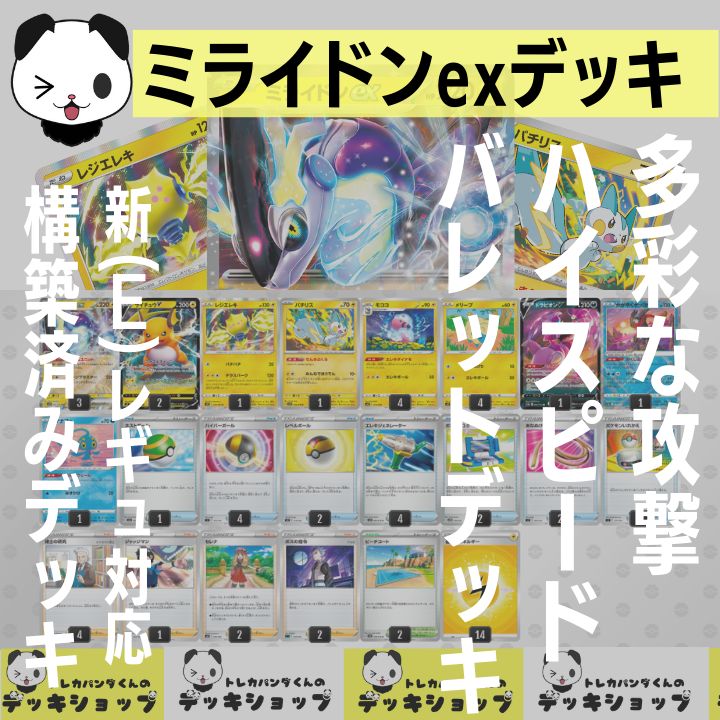 本格構築 【ミライドンexレジエレキ】デッキ＆二重スリーブ 本格構築