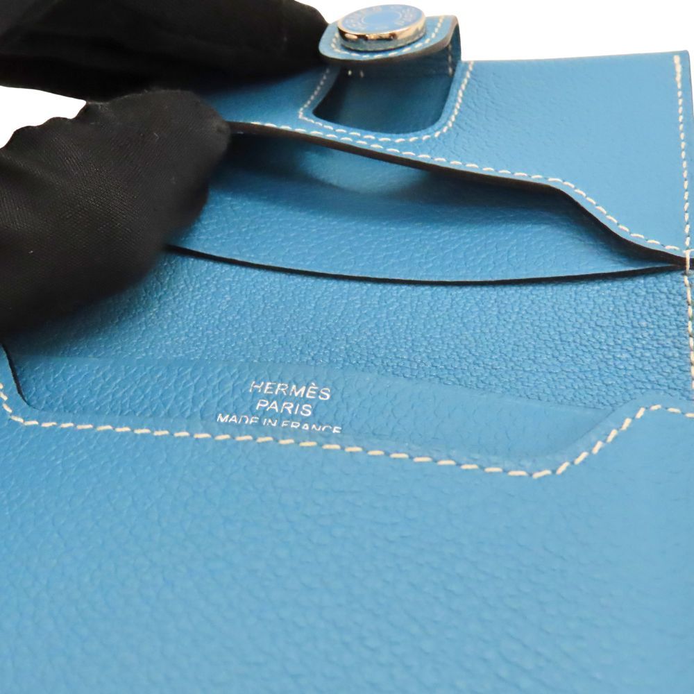 中古】 Hermes エルメス R.M.S カードケース ニューブルージーン 中古】 Hermes エルメス R.M.S カードケース ニューブルージーン