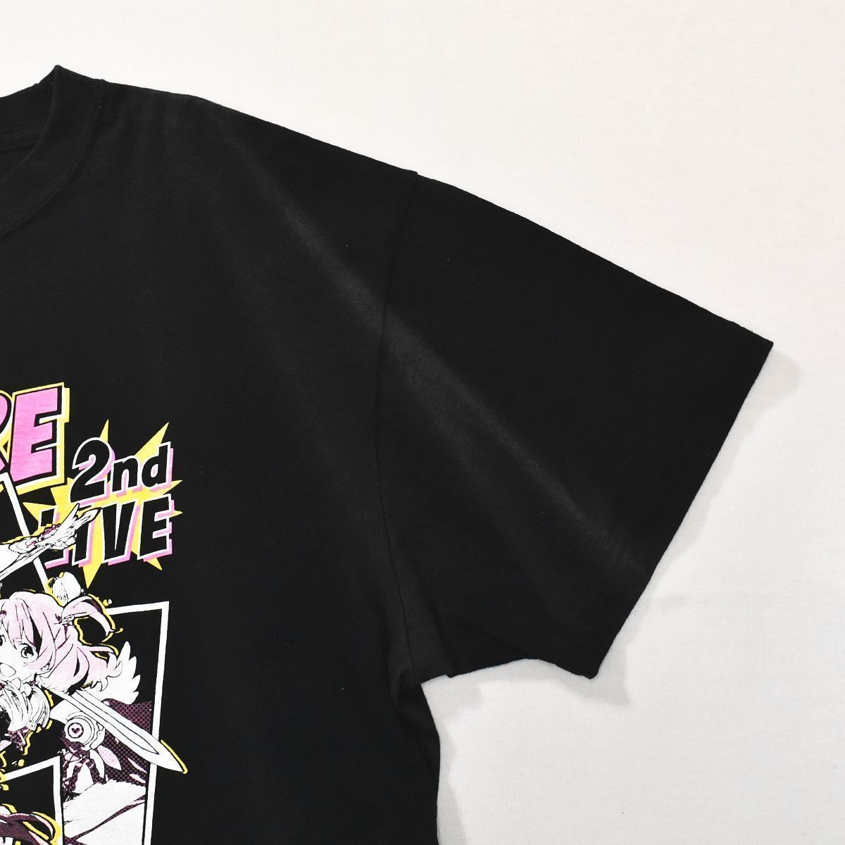 マクロスΔ ワルキューレがとまらない 2ndLIVE プリント Tシャツ L ブラック メンズ レディース ユニセックス 横浜アリーナ - メルカリ