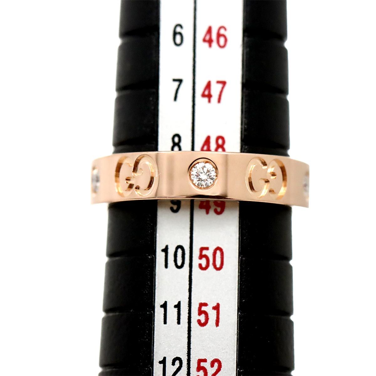 Gucci アイコンリング　750 サイズ9 GUCCI グッチ アイコン GG リング 指輪 750 9号 中古 プレラブド