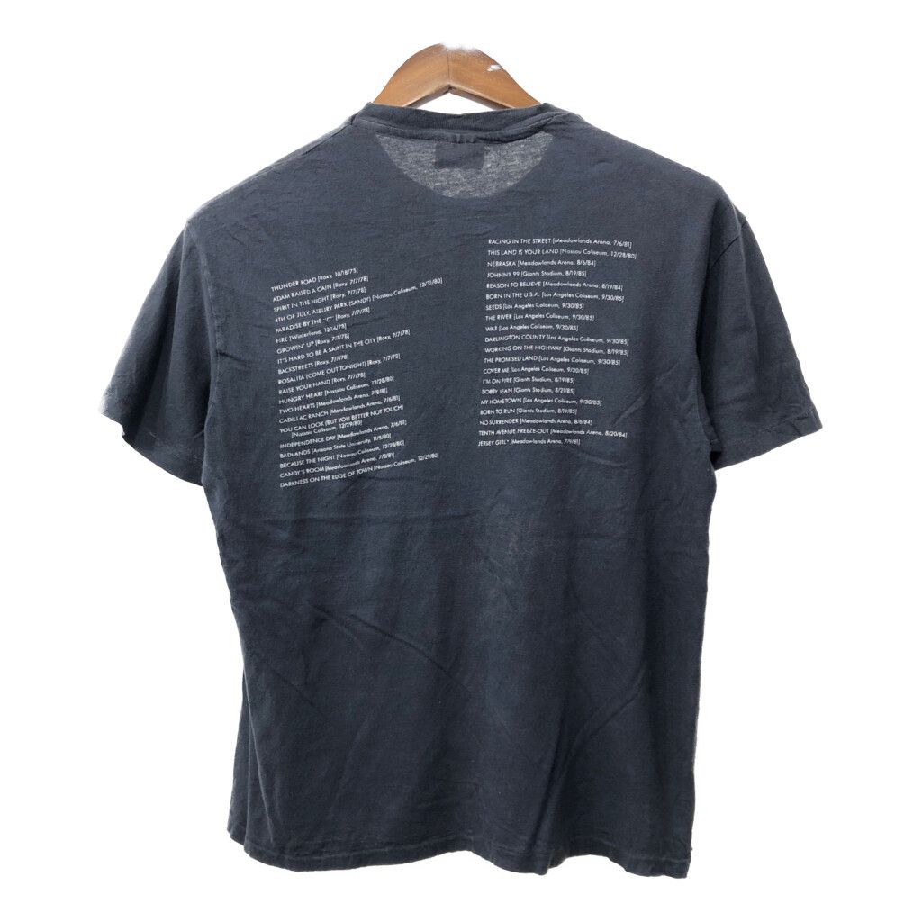 80年代 USA製 Hanes ヘインズ THE LIVE 1975-85 ブルース・スプリングスティーン 半袖Ｔシャツ バンドT (メンズ L)  中古 古着 Q6263 - メルカリ