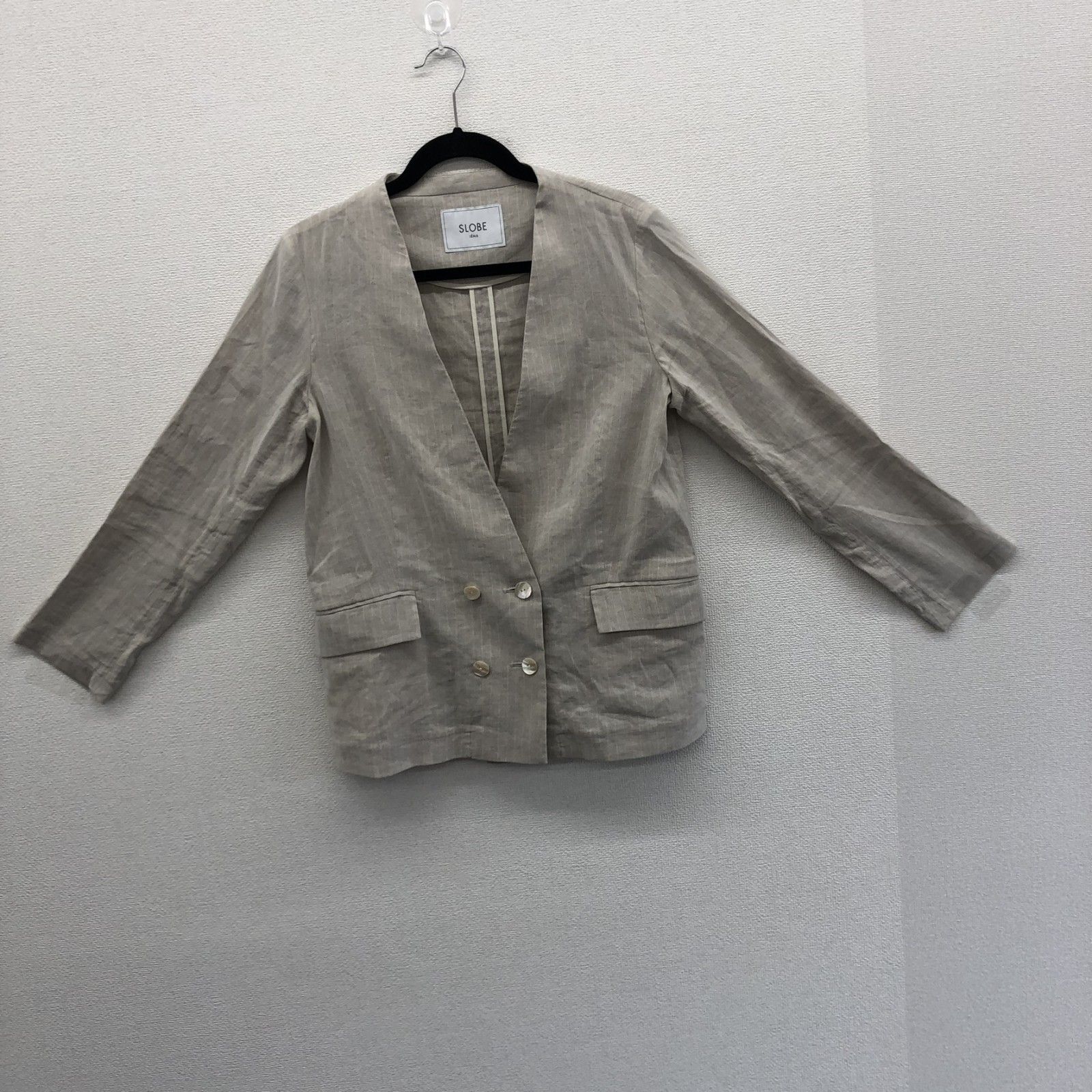 SLOBE IENA】スローブイエナ ベージュ テーラードジャケット