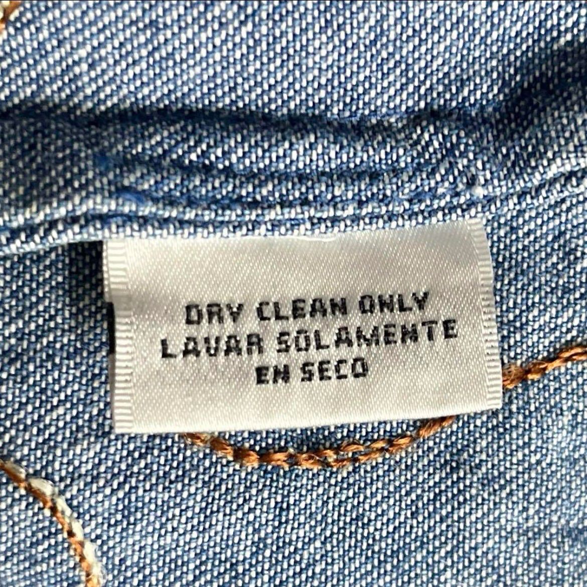 USA 90s ヴィンテージ アメリカ デニムジャケット 刺繍 カバーオール GULLKHAN_COM