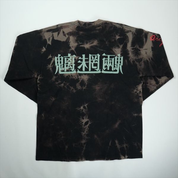 Size【L】 TENDERLOIN テンダーロイン TEE L/S ACID PC BLACK