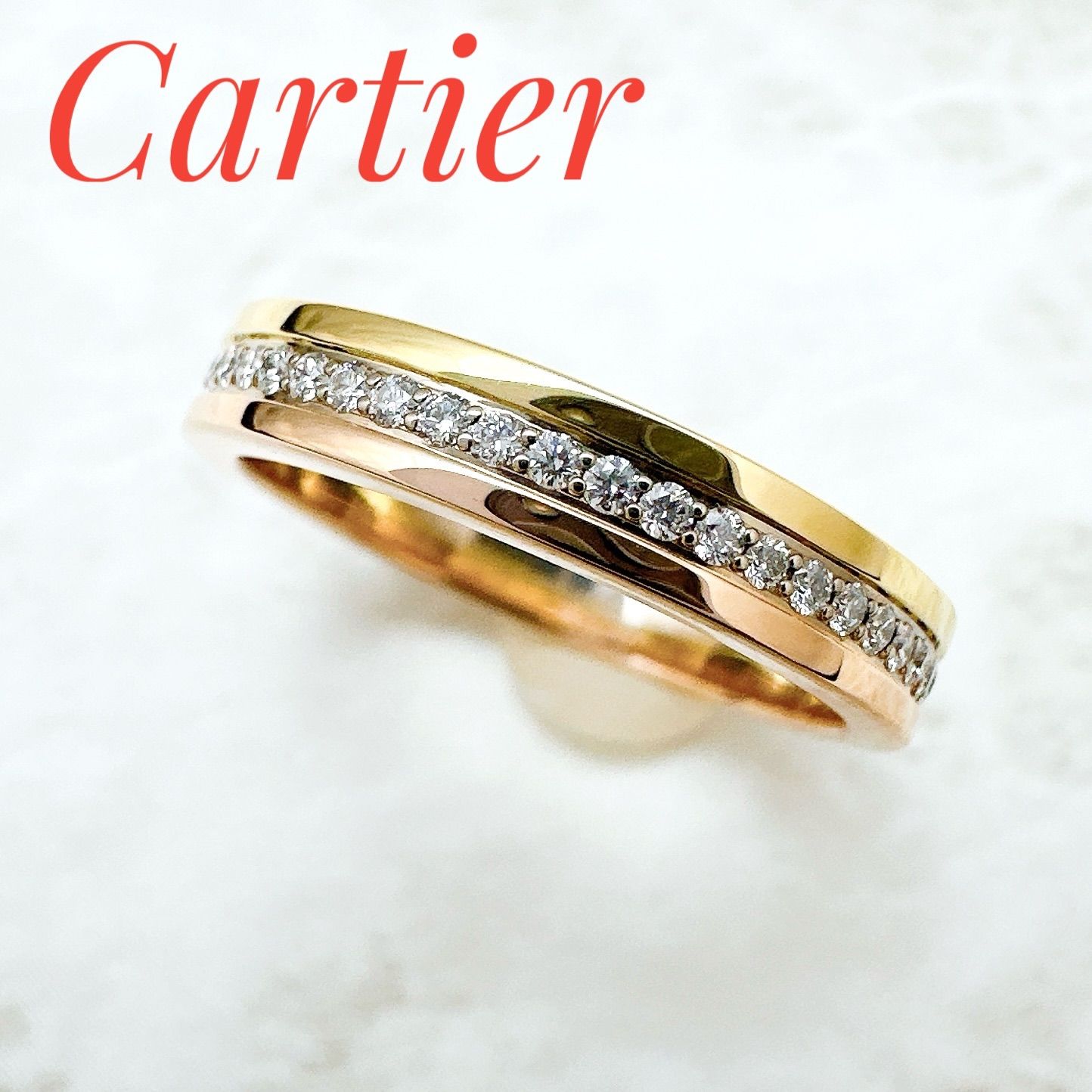 美品/人気?Cartier ルイカルティエ ヴァンドーム ダイヤモンド スリー 