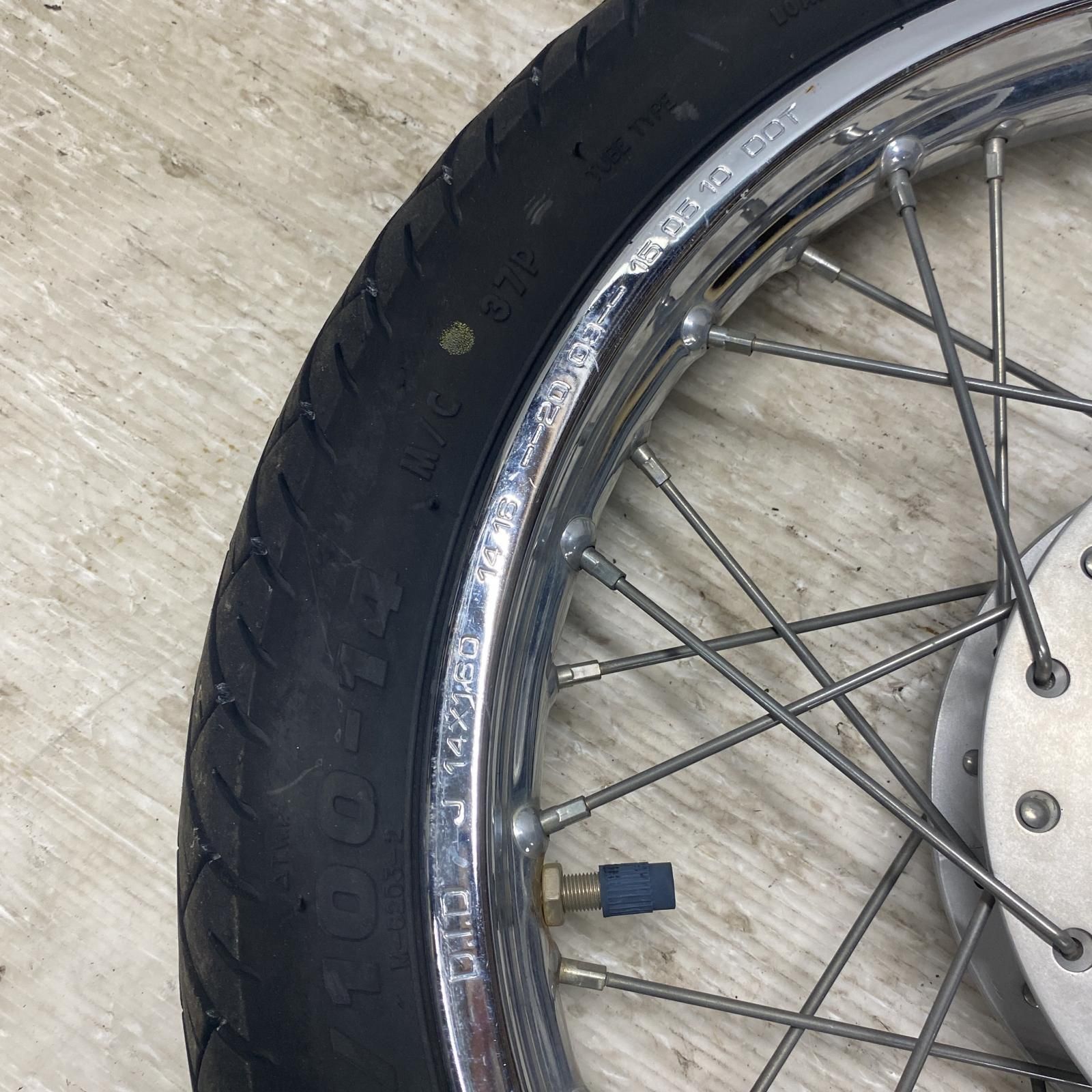 スーパーカブ110 フロントホイール送料込み中古品 海外ホンダ純正部品 フロントキャストホイール スーパーカブ110