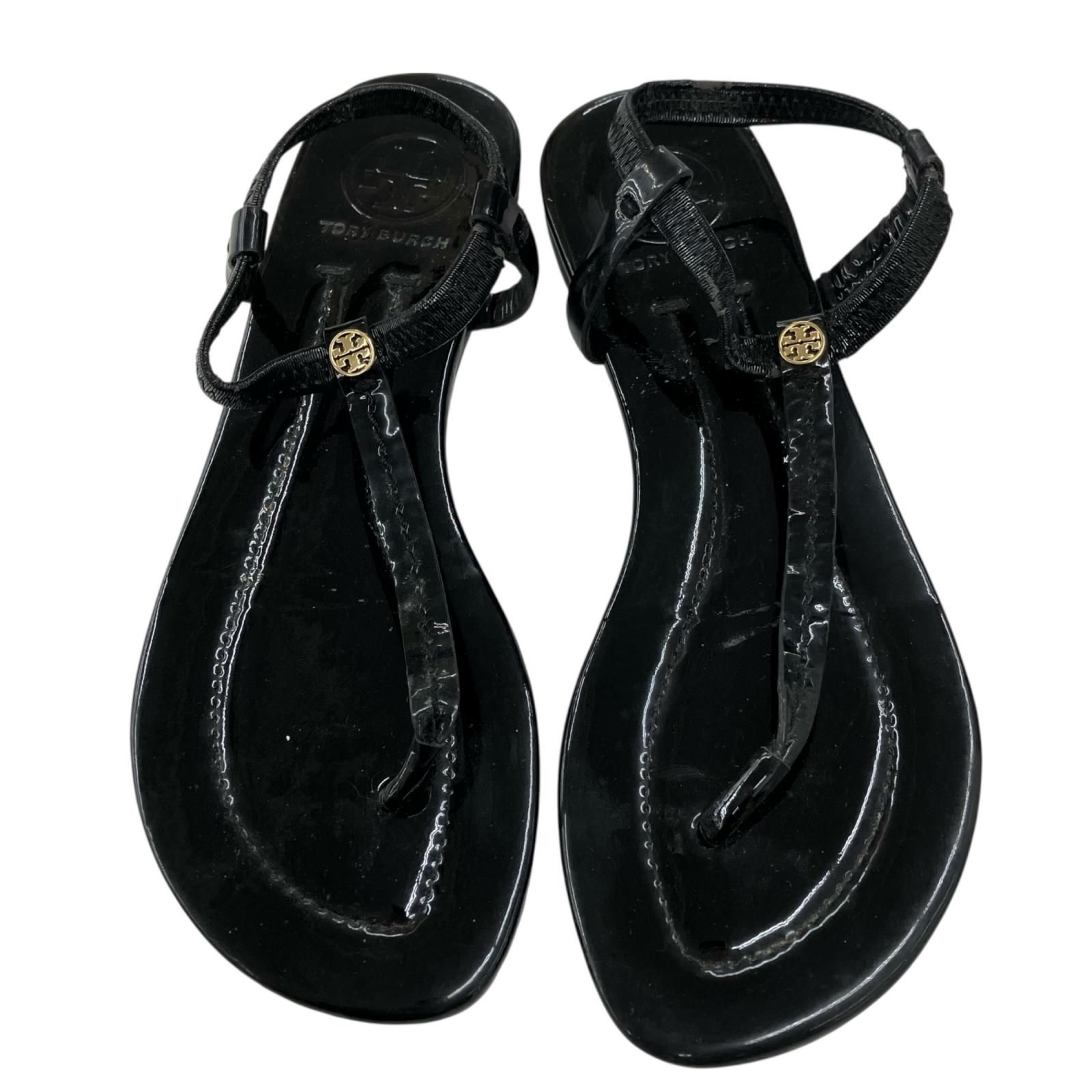 186000 Tory Burch トリーバーチ トングサンダル ブラック 186000 Tory Burch トリーバーチ トングサンダル ブラック